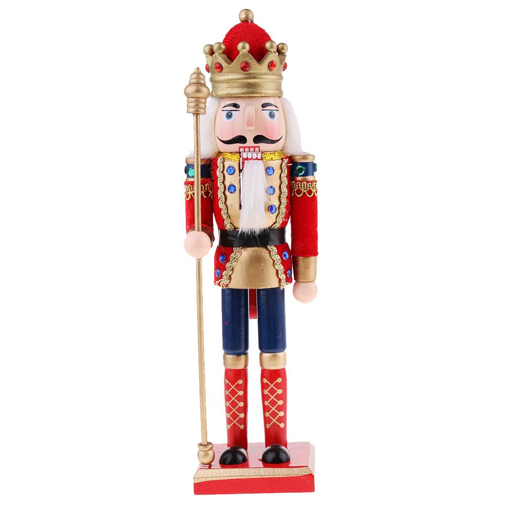 Nutcracker Figurine - تمثال جندي كسارة البندق الخشبية المرسومة