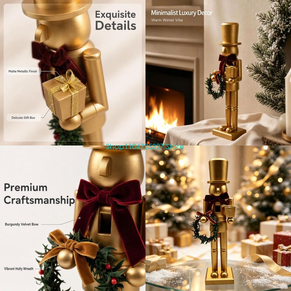 Nutcracker Figurine - D8KF تمثال كسارات البندق على سطح