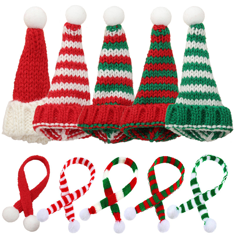 Santa Hat Plush - جميل دمية وشاح قبعة صغيرة عيد