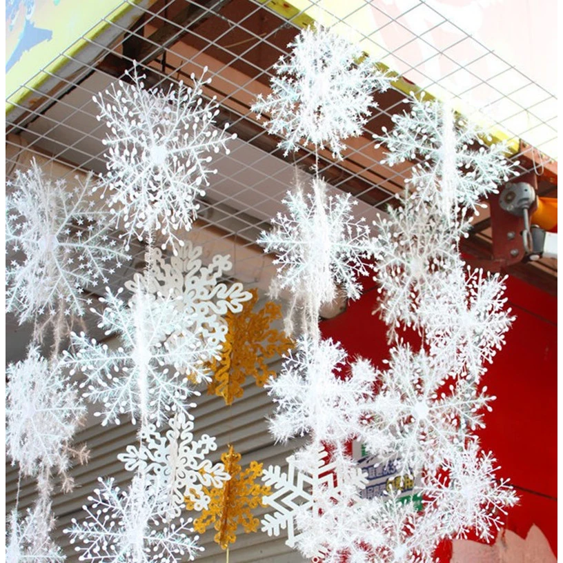 Christmas Tree Artificial - 30 قطعة من زينة ندف الثلج