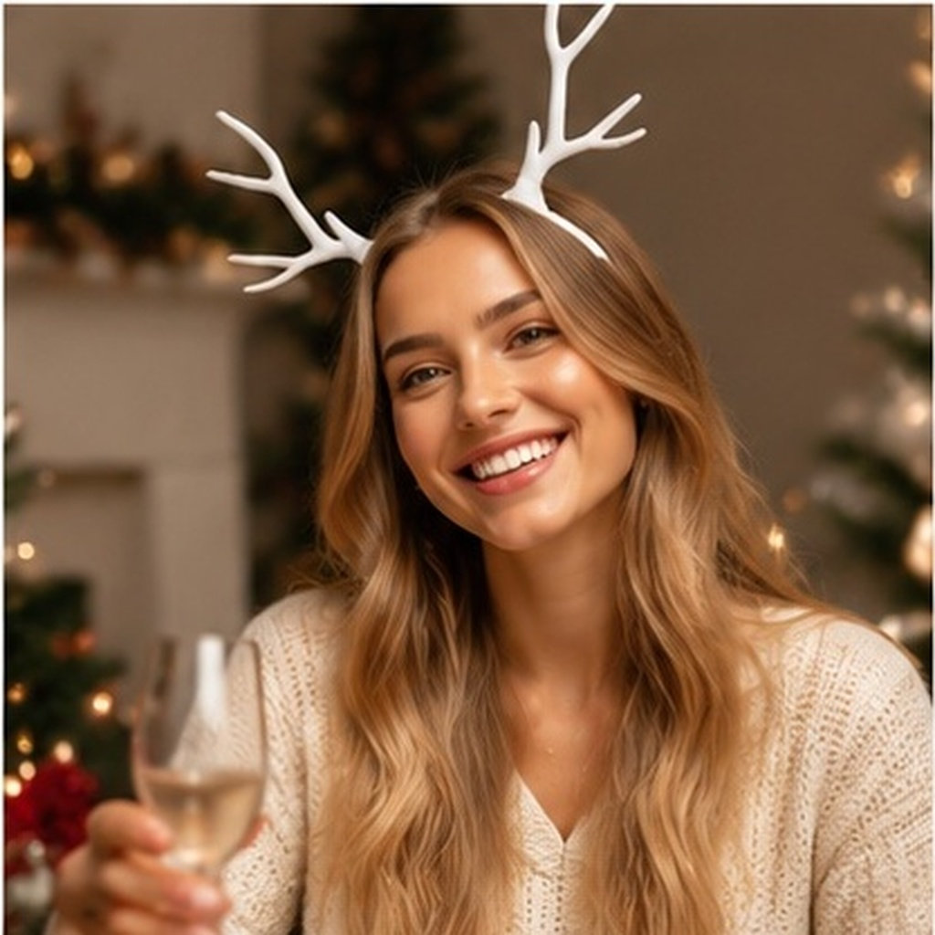 Reindeer Antlers Headband - قطعة واحدة من طوق الشعر الرائع