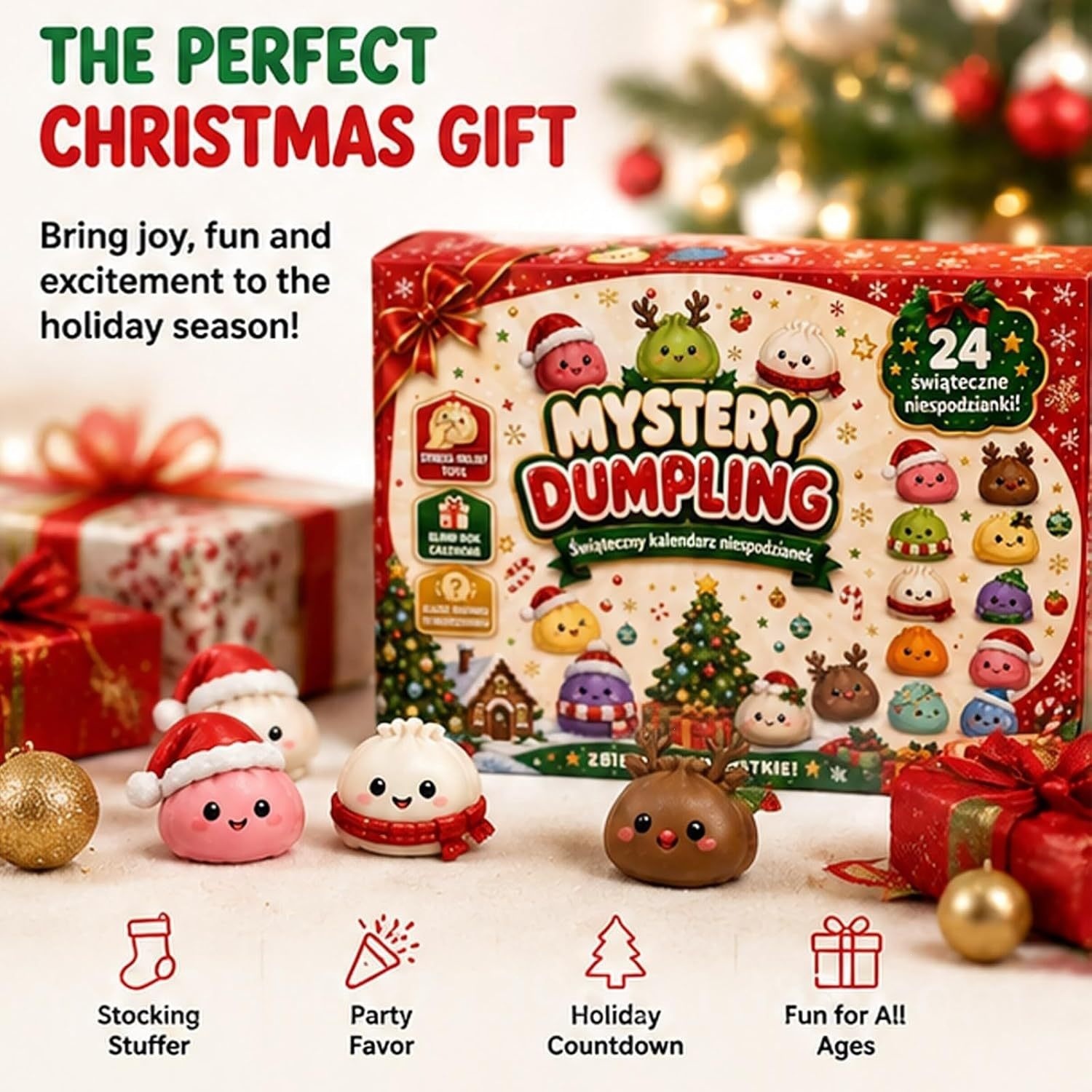 Advent Calendar Gift - تقويم مفاجآت عيد الميلاد 2026، صندوق