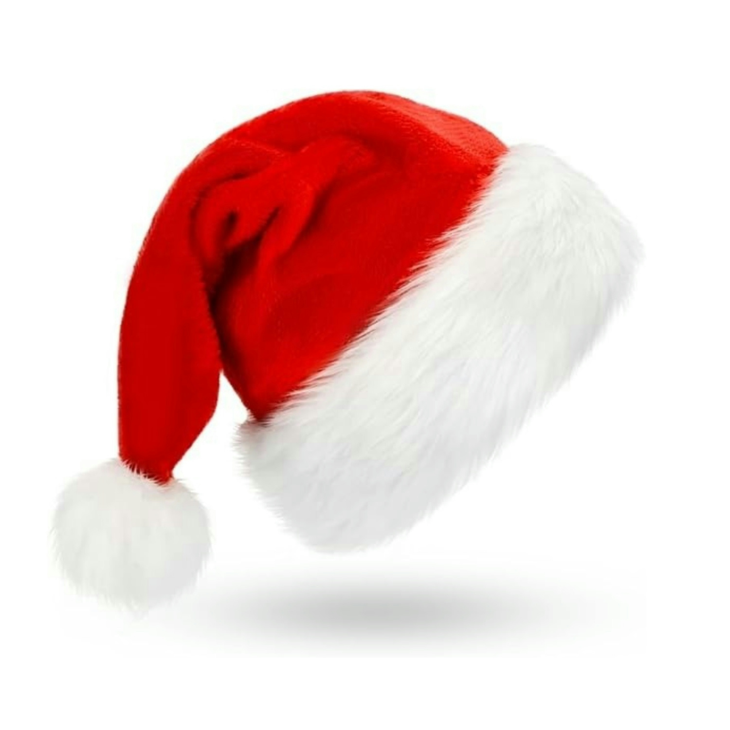 مجموعة قبعات سانتا الحمراء الم - مراجعة Santa Hat Plush وسعره