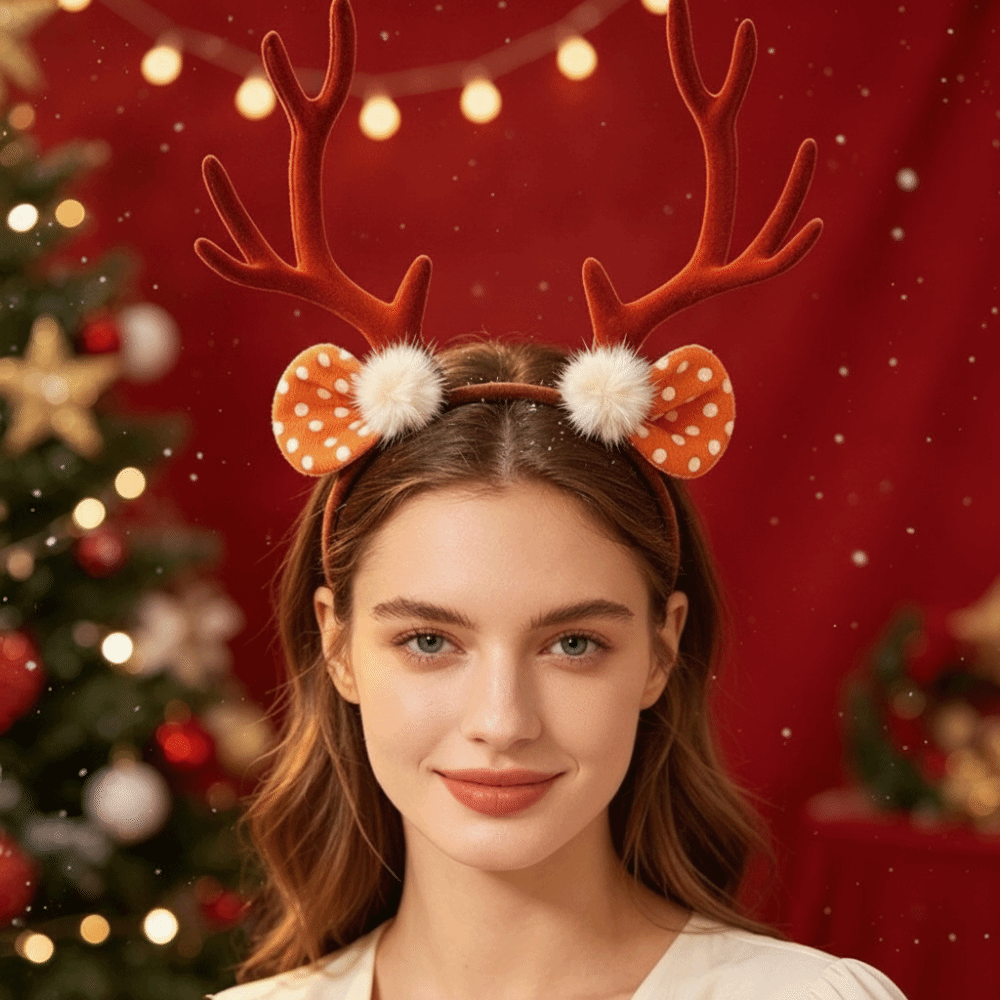 عصابة رأس عصرية لامعة لعيد الم - مراجعة Reindeer Antlers Headband وسعره