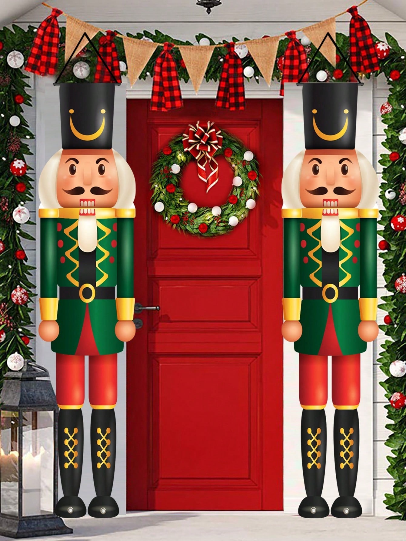 لافتة عيد الميلاد للشرفة مطبوع - مراجعة Nutcracker Figurine وسعره