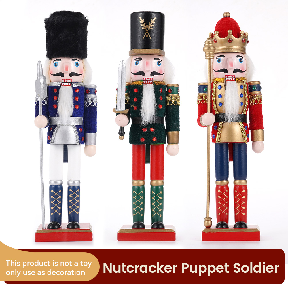 زينة كريسماس خشبية للكريسماس ، - مراجعة Nutcracker Figurine وسعره