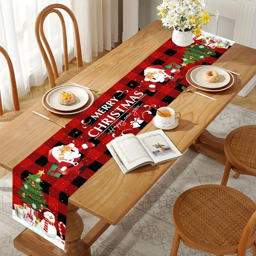 مفرش طاولة عيد الميلاد بتصميم  - مراجعة Christmas Table Runner وسعره