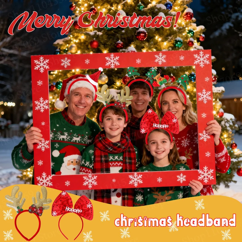 12-120 قطعة عيد الميلاد عقال ز - مراجعة Reindeer Antlers Headband وسعره