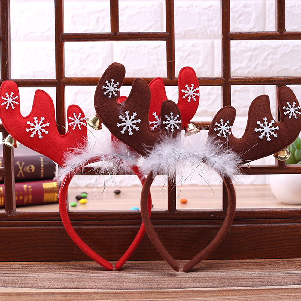 قطعتان من عصابات الرأس على شكل - مراجعة Reindeer Antlers Headband وسعره