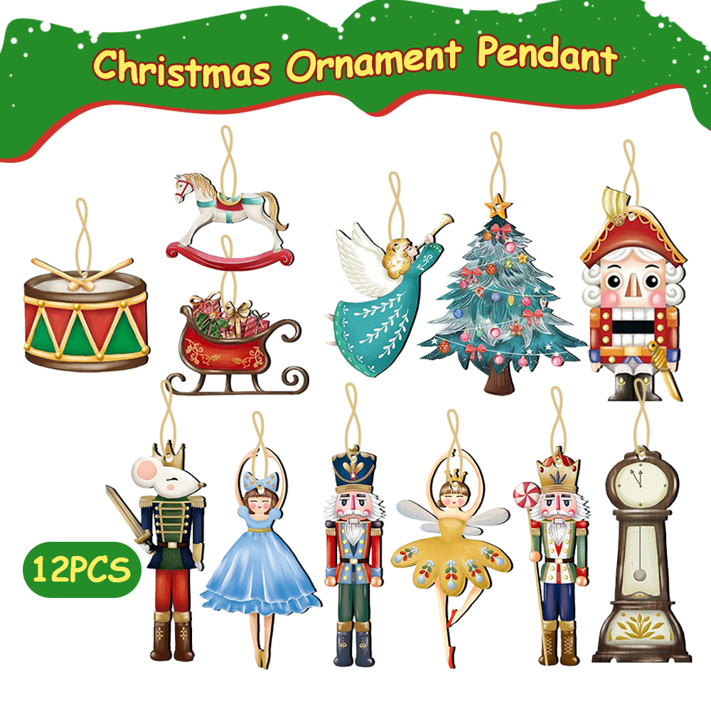 12 قطعة/المجموعة كسارة البندق  - مراجعة Nutcracker Figurine وسعره