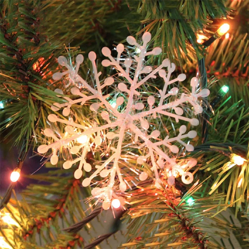 30 قطعة من زينة ندف الثلج لعيد - مراجعة Christmas Tree Artificial وسعره