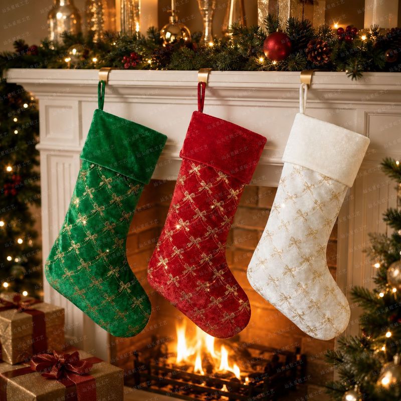 زينة جديدة لجوارب عيد الميلاد، - مراجعة Christmas Stocking Hanging وسعره