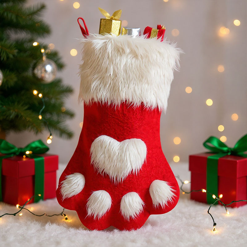 1-10 قطع من جوارب عيد الميلاد  - مراجعة Christmas Stocking Hanging وسعره